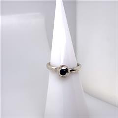 James Avery Synthetic Sapphire Sterling Silver Rememberance Ring